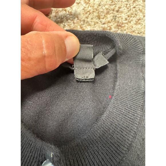 J. CREW Women's Black Cardigan Sweater, Size Large, Soft & Lightweight - Picture 9 of 9